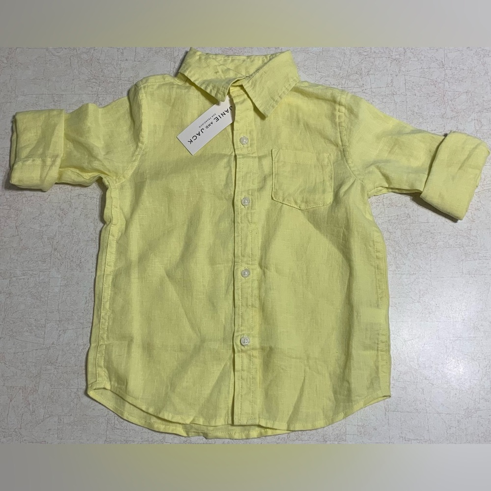 Janie and Jack button up , size 3
